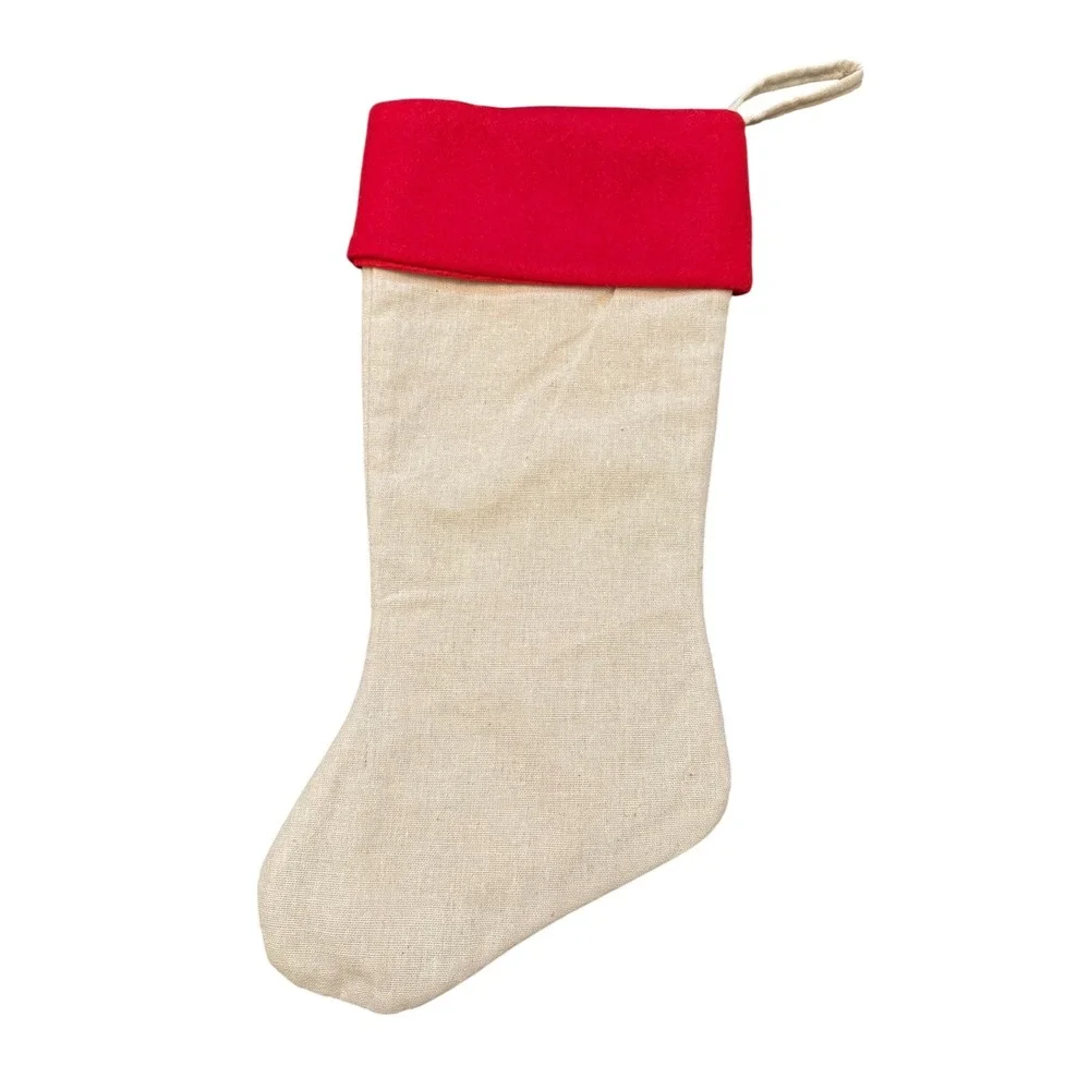 Hobby Lobby Christmas‎ Stocking Dog Paw Print Tree Stocking
